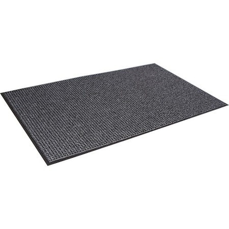 Crown Matting Technologies Crown OXH035GY, Oxford Wiper Mat, 36 X 60, Black/gray CWNOXH035GY